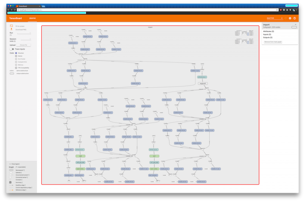 Tensorboard で Tensorflow の Pb ファイルの構造を見る | TOMMY NOTES